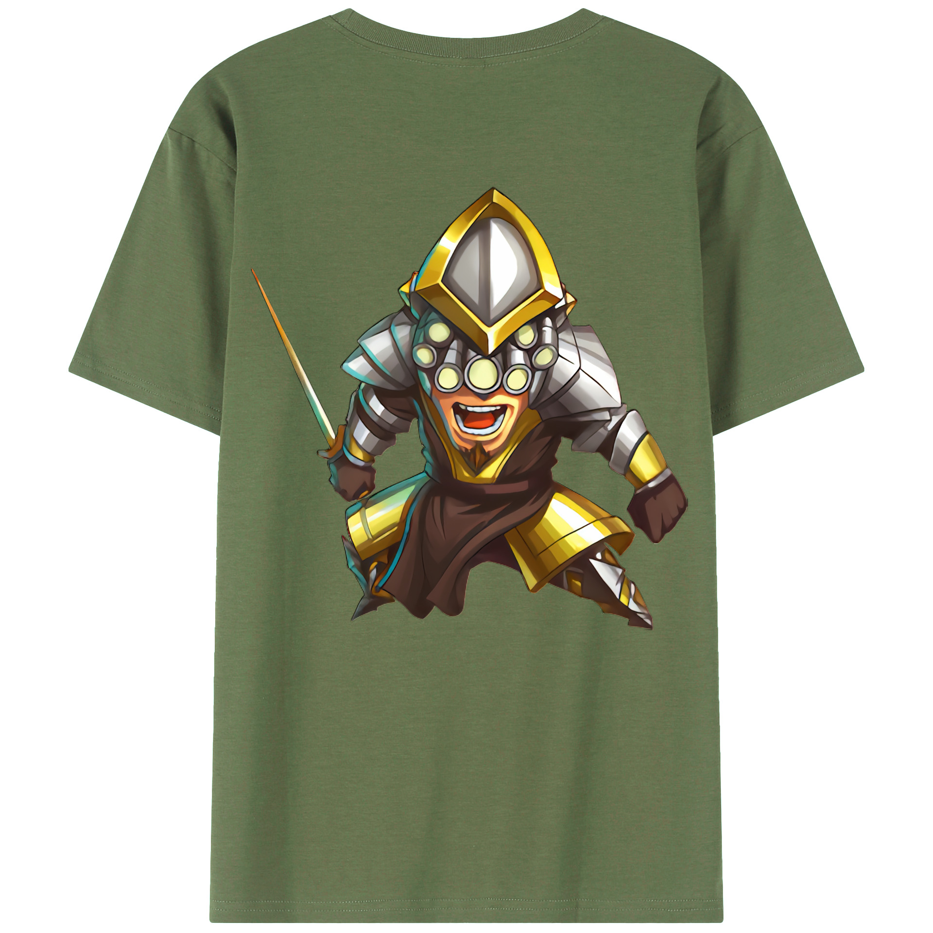 （画像用） リーグ・オブ・レジェンド League of Legends LOL 綿100％ メンズ半袖Tシャツ（バックプリント） 通気性